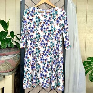 Honey and Lace Brea Floral 3/4 Sleeve Dress XS NWT